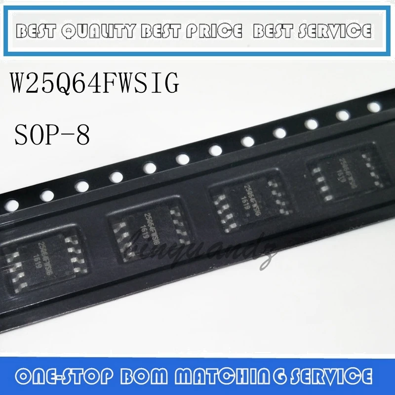 10PCS W25Q64FWSSIG W25Q64FWSIG 5Q64FWSSIG 25Q64FWSIG 25Q64FW 25Q64 SOP-8 new original