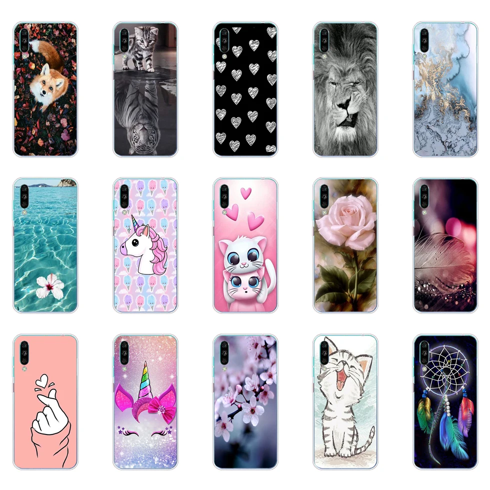 For ZTE Blade A7 2020 Case 6.08''inch Fashion silicone Soft TPU Cute Back Cases for ZTE Blade A5 2020 Phone Cover Coque 4