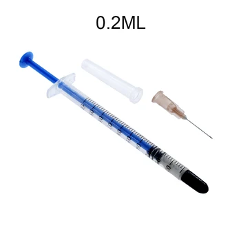 Cola adesiva condutora de prata, 0.2/0.3/0.5ml, pasta eletricamente adesiva para condução de resina para placa mãe pcb