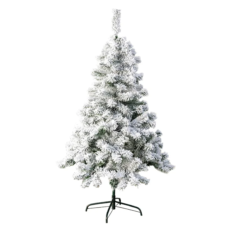 

Christmas High-end Simulation Snow Spray Flocking Cedar Artificial Fake Naked Tree Household 1.5M1.8 M Party Festival Supplies