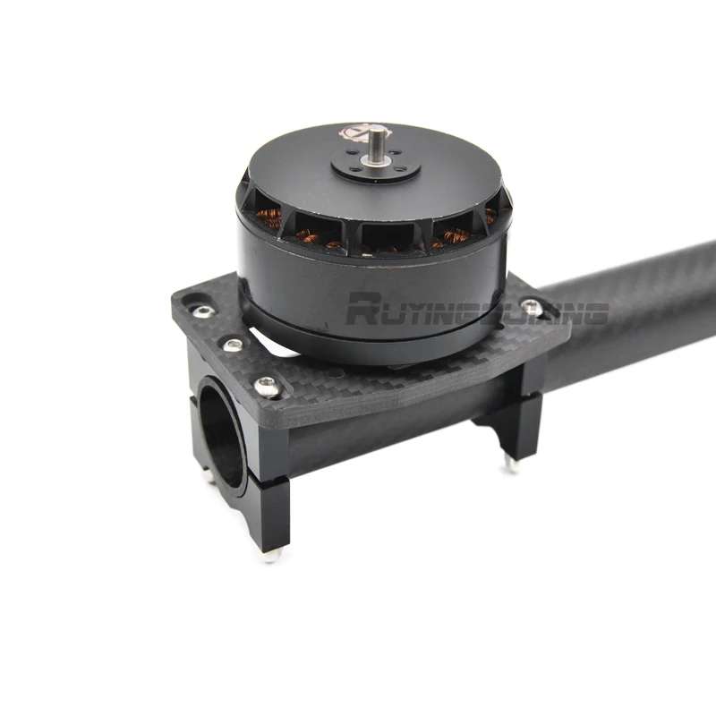 Carbon Fiber Motor Base For Remote Control Drones 30/35/40mm Pipe Diameter Universal Accessories