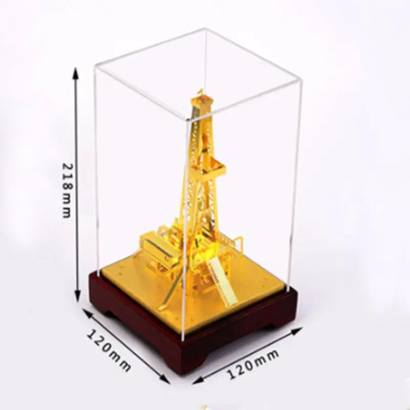 

Drill well machine machine metal oilfield oil extractor pumping unit model metal decoration gift.