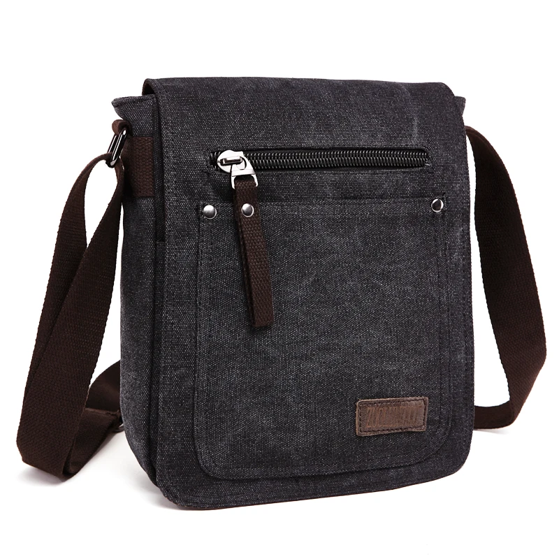 Imagem -06 - Nova Moda Casual Lona Bolsa de Ombro Único Mensageiro Bolsa Unisex Crossbody Bolsa Masculina