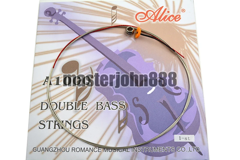 Alice A1000 Double Bass Strings 4-String Steel Core Cupronickel Winding 1st-4th Strings Box Set Free Shippng