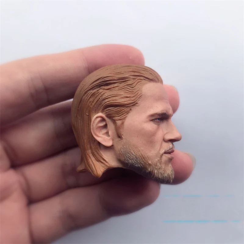 In Stock For Sale 1/6th Charlie Hannam Male Head Sculpture For Usual 12inch Doll Action Figure