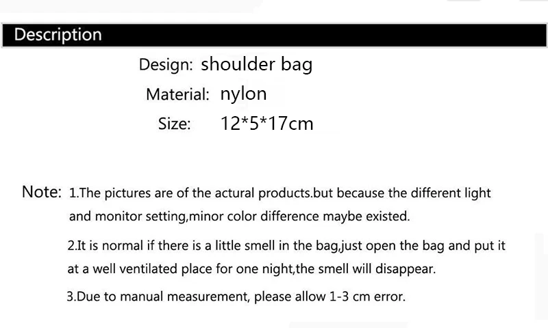 Casual Wasserdichte Nylon Umhängetaschen Frauen Messenger Schulter Tasche Weibliche Kleine Handy Handtaschen Geldbörsen Sport Tasche Tasche – Detail 1