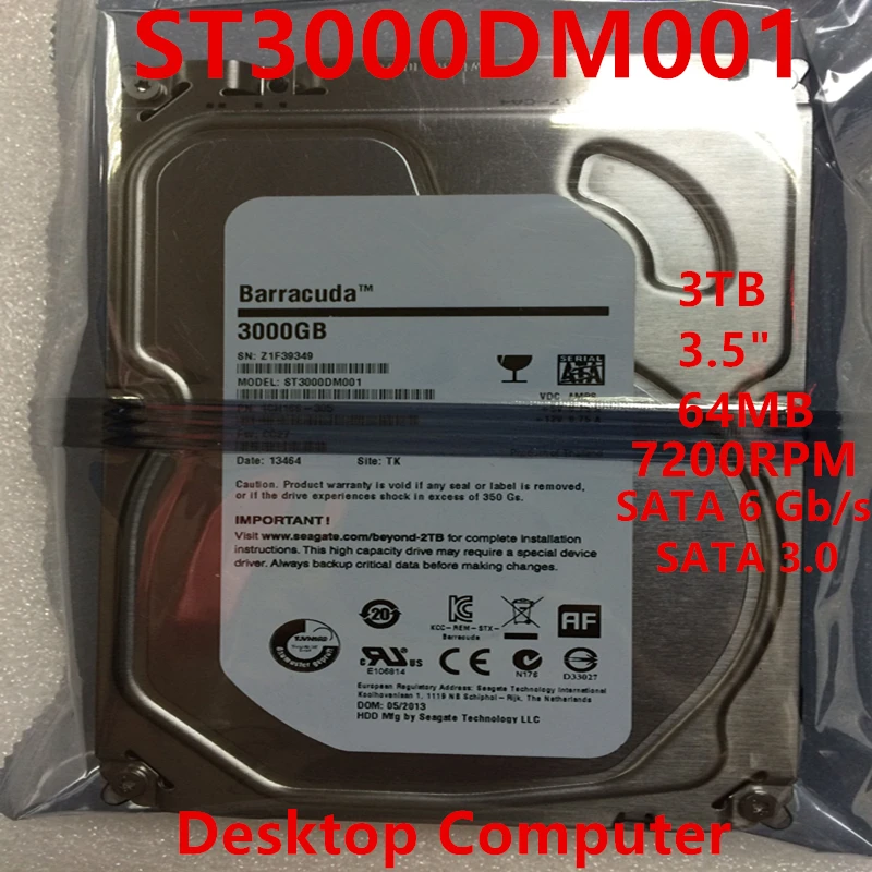 HDD  BarraCuda 3TB 3.5