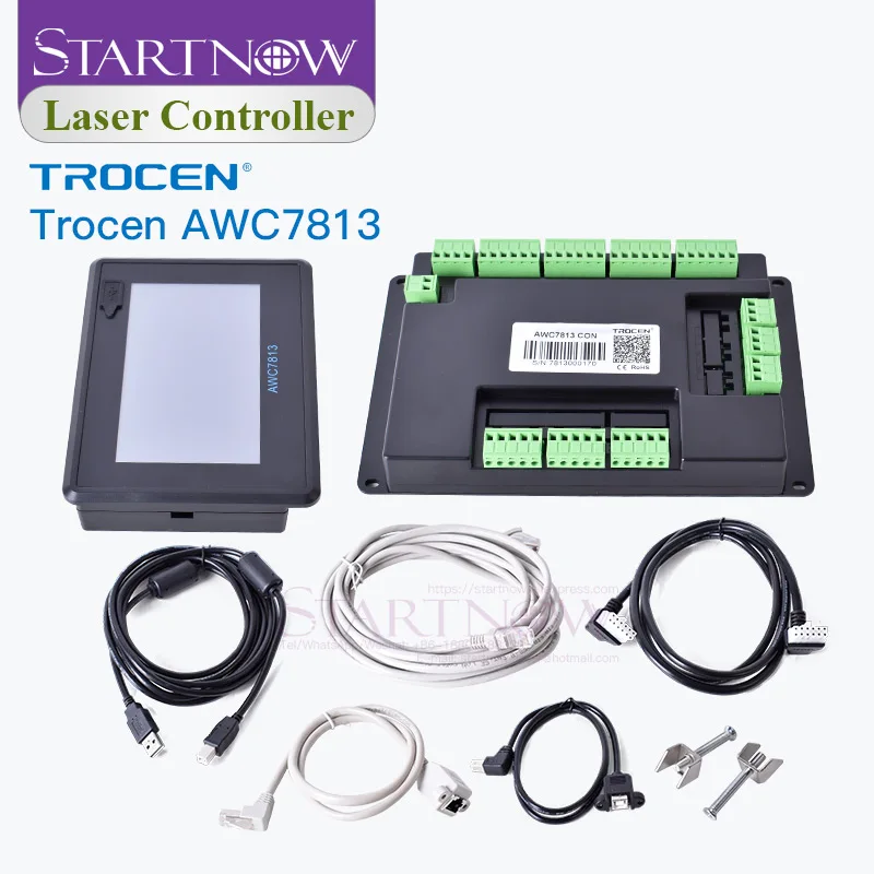 Trocen AWC7813 Upgraded AWC708S Replace Ruida Board CNC Control System Cutting Machine Spare Parts CO2 Laser Controller Card