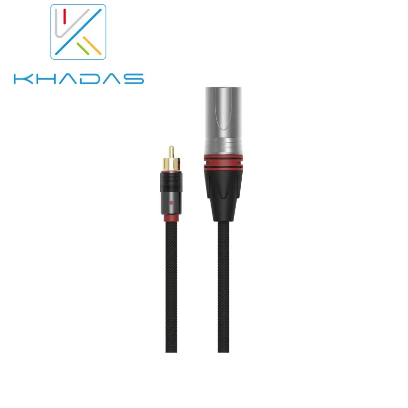 Khadas Bal-RCA to XLR-3 Male 1.0-Metre