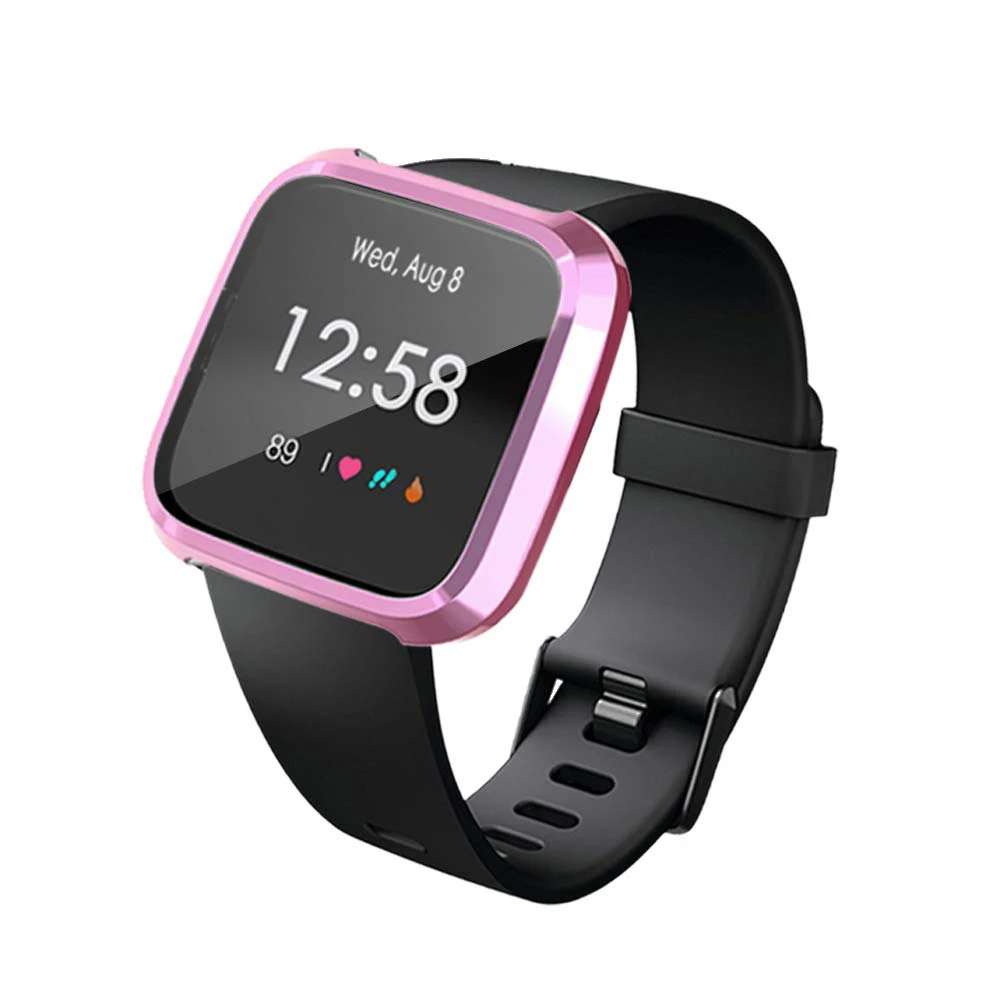 حافظة واقية للشاشة لـ Fitbit Versa 2 ، غطاء ساعة نحيف للغاية من البولي يورثان الحراري الناعم ، ملحقات غلاف واقي من الوفير ، شاملة