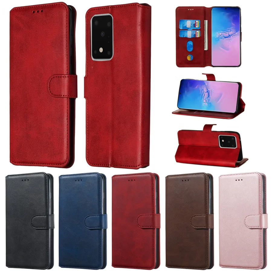 For Samsung Galaxy S20 S10 S9 S8 Plus S11e Note 8 9 10 Pro Leather Flip Wallet Case For Samsung A10 A20 A30 A50 A70 A51 A71 Case