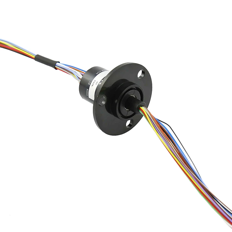 1PC 2/4/6/8/12/18 Channels Wires Capsule Slip Ring 2A Slipring Diameter 5/6.5/7.2/8.5/12.5mm Mini Rotary Conductiv Connectors