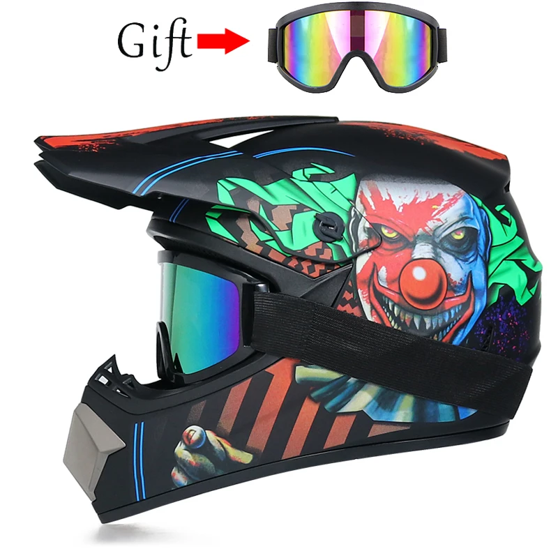 Motorhelm Kinderen Off-Road Helm Bike Downhill Am Dh Cross Helm Capacete Motocross Casco