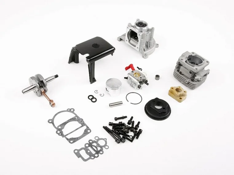 4 Bolt Upgrade 36cc Cylinder Kit with Walbro 1107 Carburetor for Zenoah CY Engines for 1/5 HPI ROFUN ROVAN KM BAJA Rc Car Parts