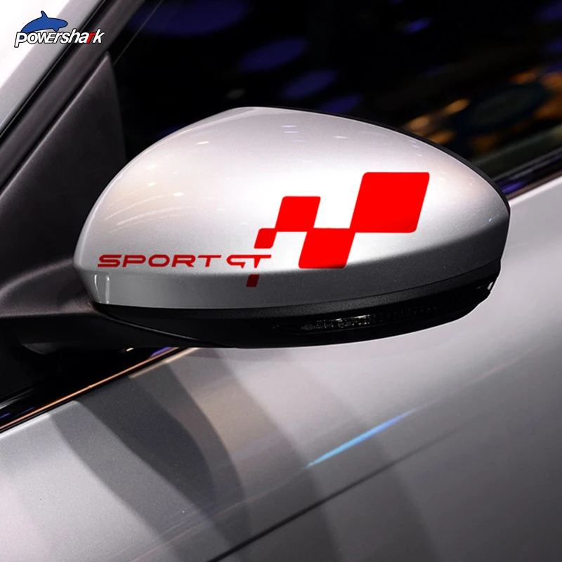 

2 Pcs Car Rearview Mirror Sticker For Renault Sport GT Megane Clio Espace Koleos Sandero Fluence Logan Kadiar Zoe Accessories