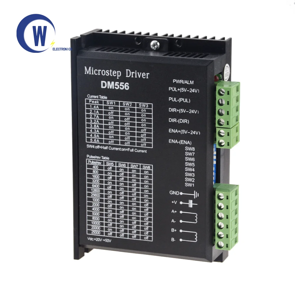 Hot!CNC Control system kit, 1*Red Breakout Board USB MACH3 100Khz 4 Axis Interface Driver Motion Controller+4*DM556/DM542 Drive