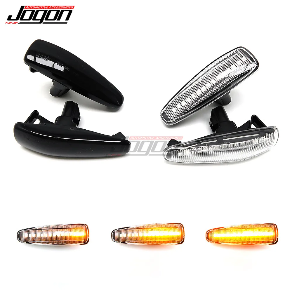 LED Side Fender Dynamic Turn Signal Light Marker Lamp For Mitsubishi Lancer Evolution Evo X Outlander Sport RVR ASX Mirage 2014+