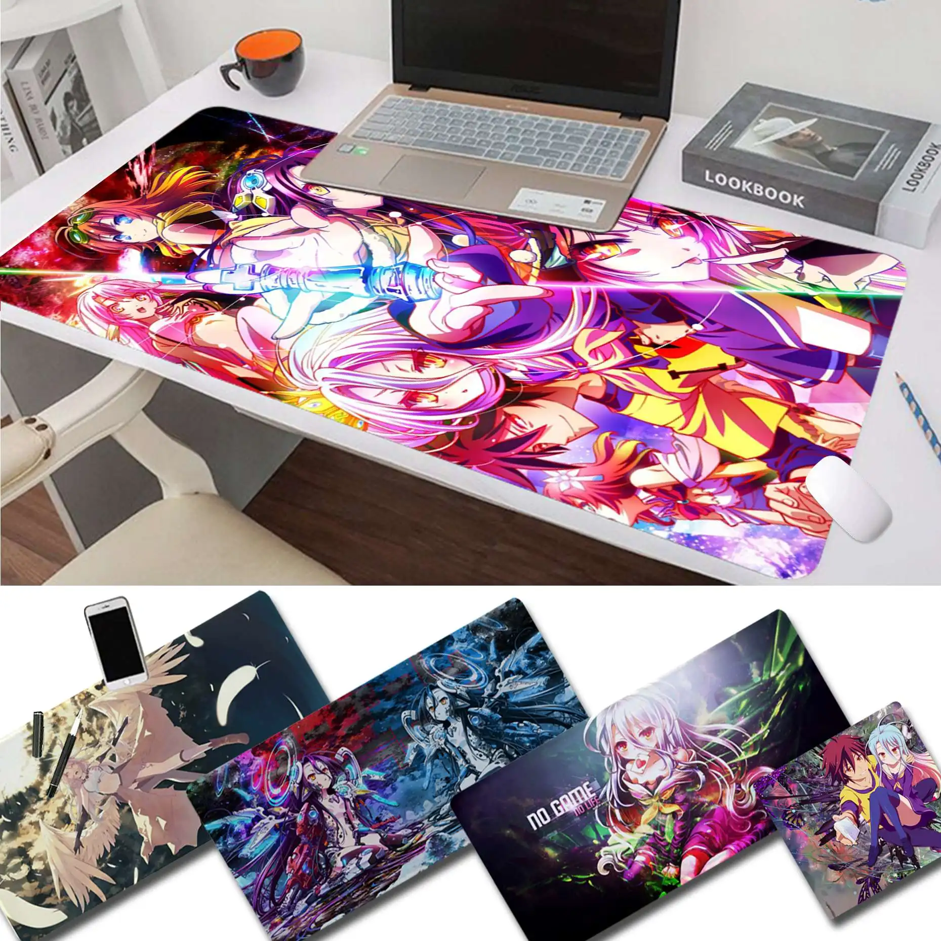 

MaiYaCa My Favorite Anime No Game No Life Comfort Mouse Mat Gaming Mousepad Free Shipping Large Mouse Pad Keyboards Mat