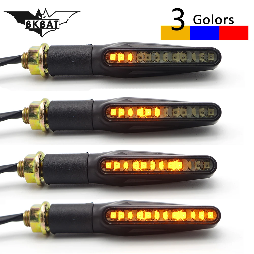 Flashing moto LED stop signal turn signals brake light For suzuki intruder 800 zundapp africa twin suzuki ltr 450 moto cover