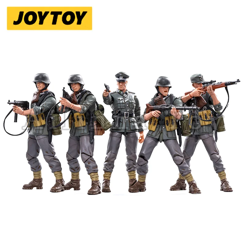 JOYTOY 1/18 3.75 Nhân Vật Hành Động (5 Cái/bộ) Thời Thế Chiến I Đức Wehrmacht Núi Sư Đoàn Anime Bộ Sưu Tập Mô Hình Quân Sự Miễn Phí Vận Chuyển