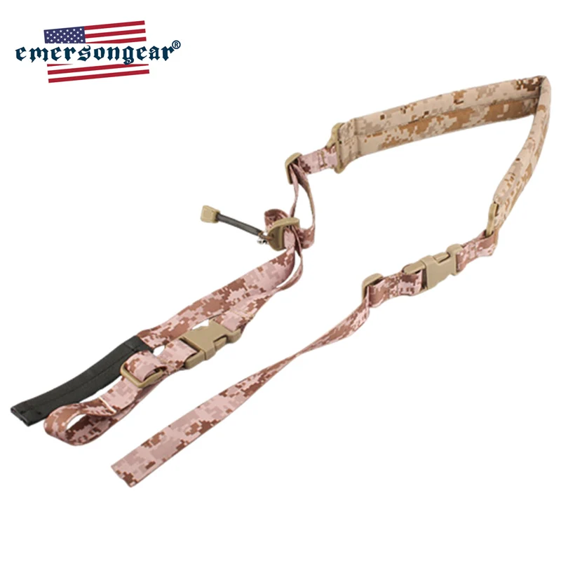 Emersongear Tactical 2 Point Rifle Gun Sling Quick Adjustable Padded Shoulder Strap Airsoft Hunting Camping Gear Nylon EM8333