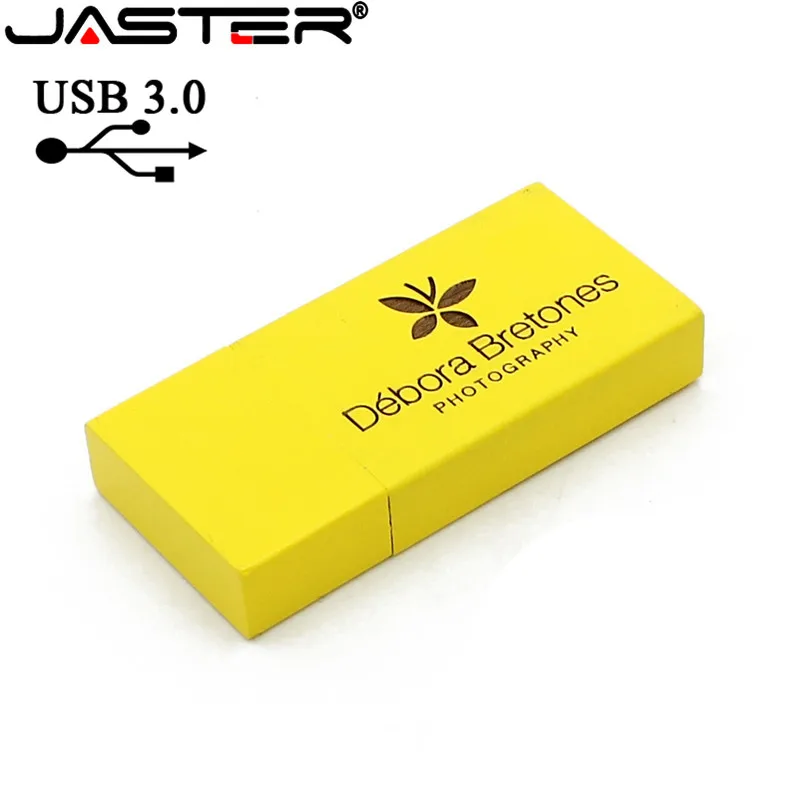 JASTER USB 3.0 (10 PCS free LOGO) 10 colors Wooden usb disck usb flash drive Memory stick pen drive pendrive 64GB 16GB 32GB gift