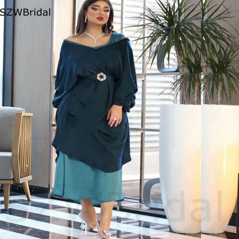 Abaya de satén para mujer, vestido de noche de Dubái, vestido de caftán marroquí para fiesta, novedad de 2024