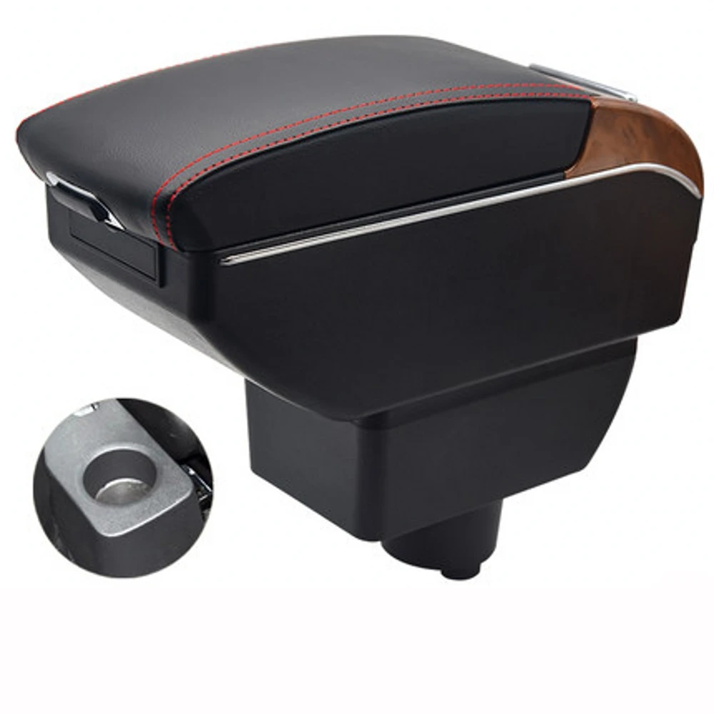 

For New Geely MK Armrest box Interior Parts Car Armrest box Center Storage box elbow rest with USB