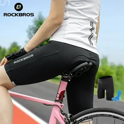 ROCKBROS-pantalones cortos de ciclismo para hombre y mujer, Shorts con almohadilla de Gel 3D para ciclismo de montaña o carretera, Unisex