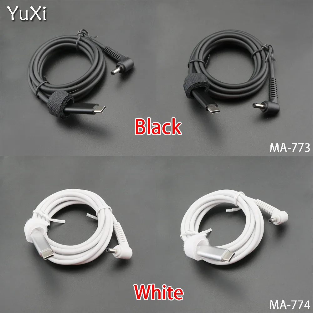 Yuxi USB TYPE C PD Pengisian Kabel untuk 4.0*1.35 Mm UNTUK ASUS ZenBook UX21A UX31A UX32A UX32V Laptop power Adaptor Charger Kabel