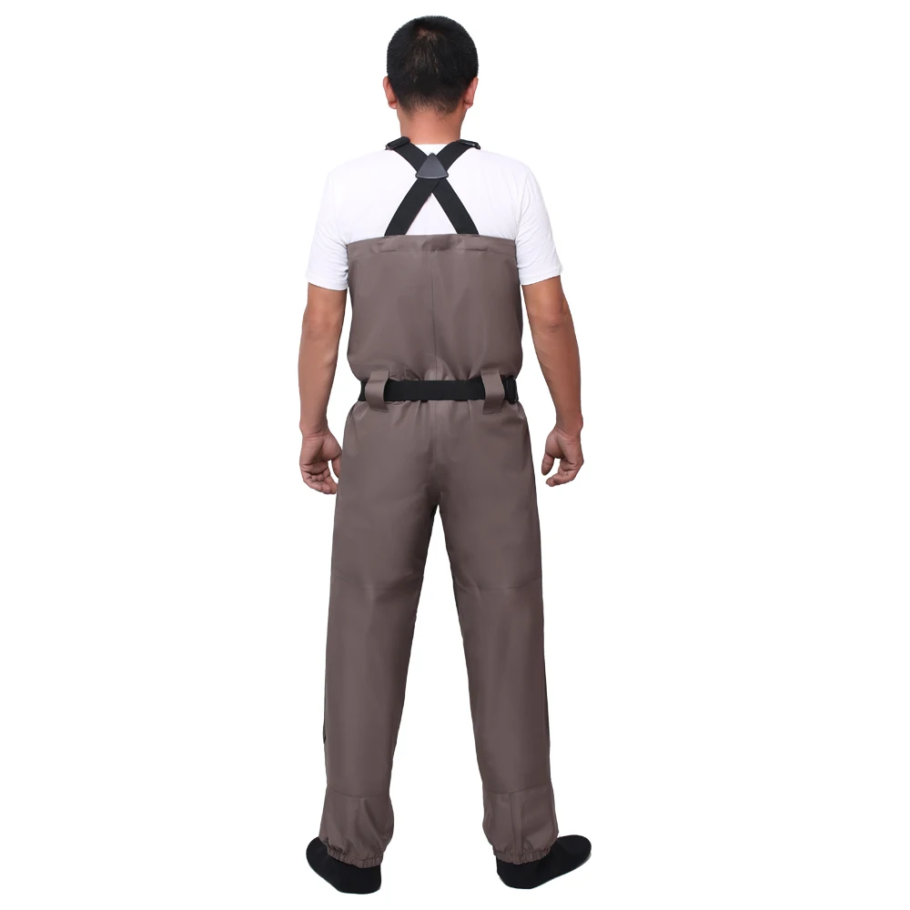 Imagem -02 - Fly Fishing Waders para Homens e Mulheres Durável Confortável Respirável Meia pé Peito Wader