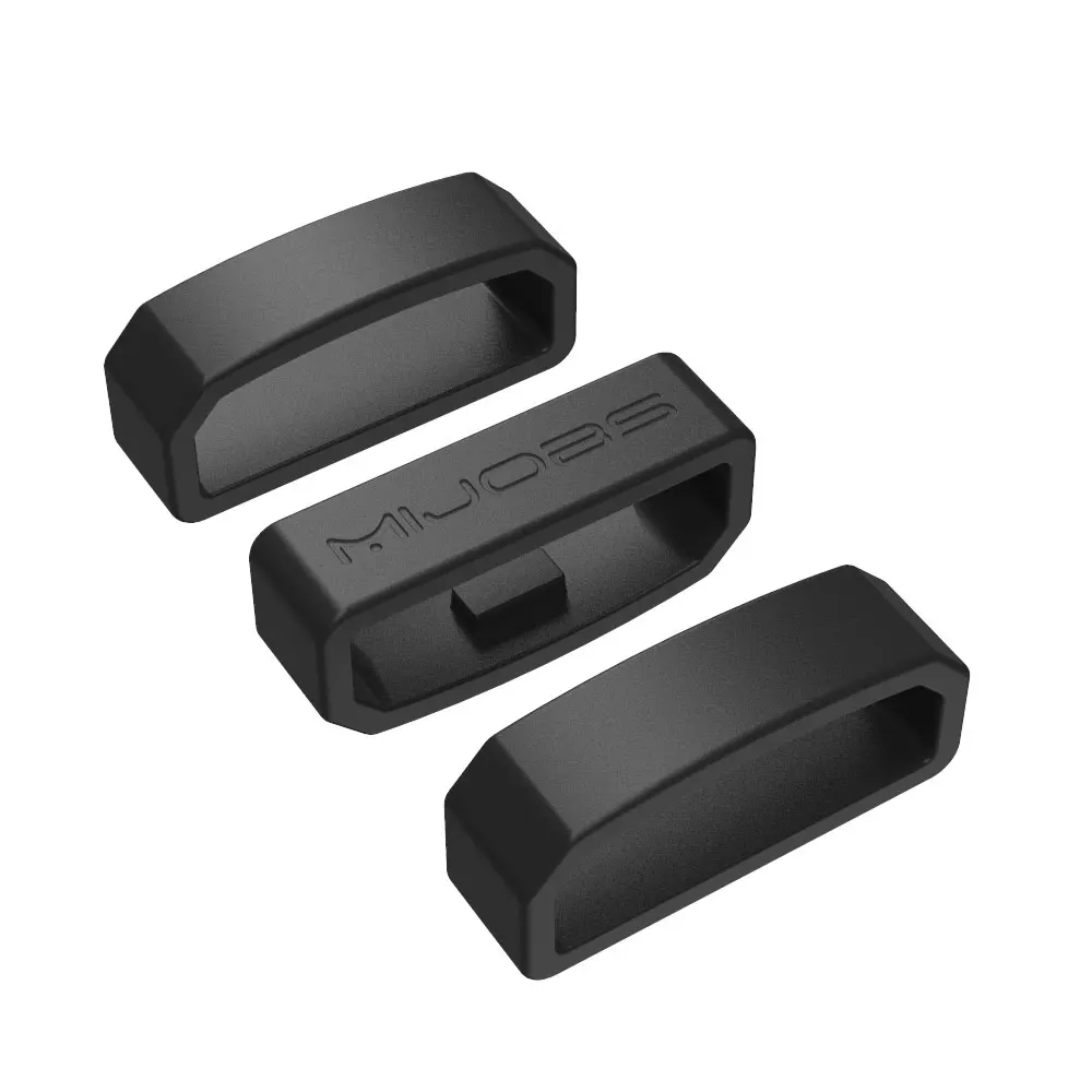 Watch Band Ring For Amazfit GTS for Honor Band Strap Keeper Retaining Rubber Ring Security Holder Retainer 3 Pcs 16/20/22mm