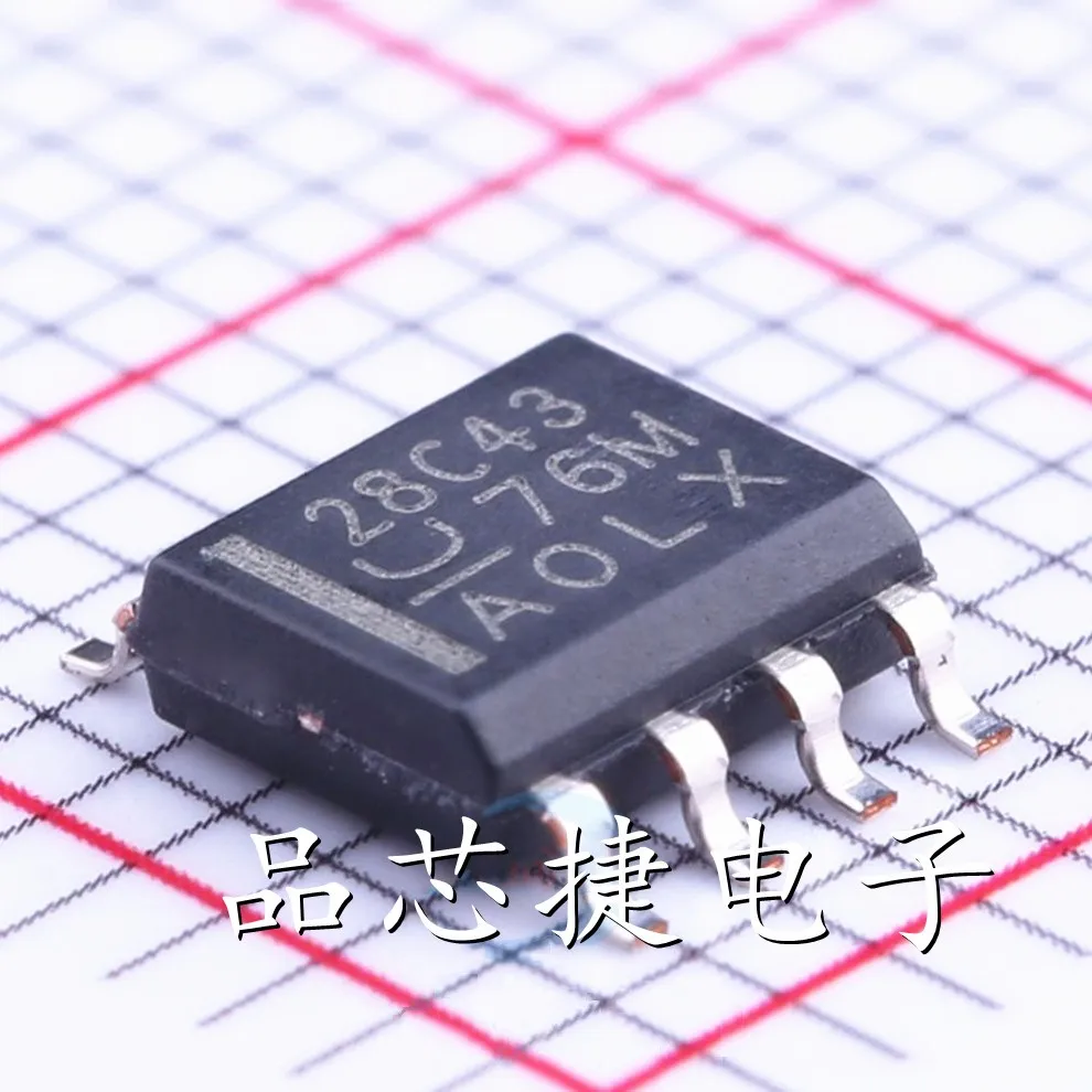 

10pcs/Lot UCC28C43DR Marking 28C43 SOIC-8 BiCMOS Low-Power Current-Mode PWM Controller