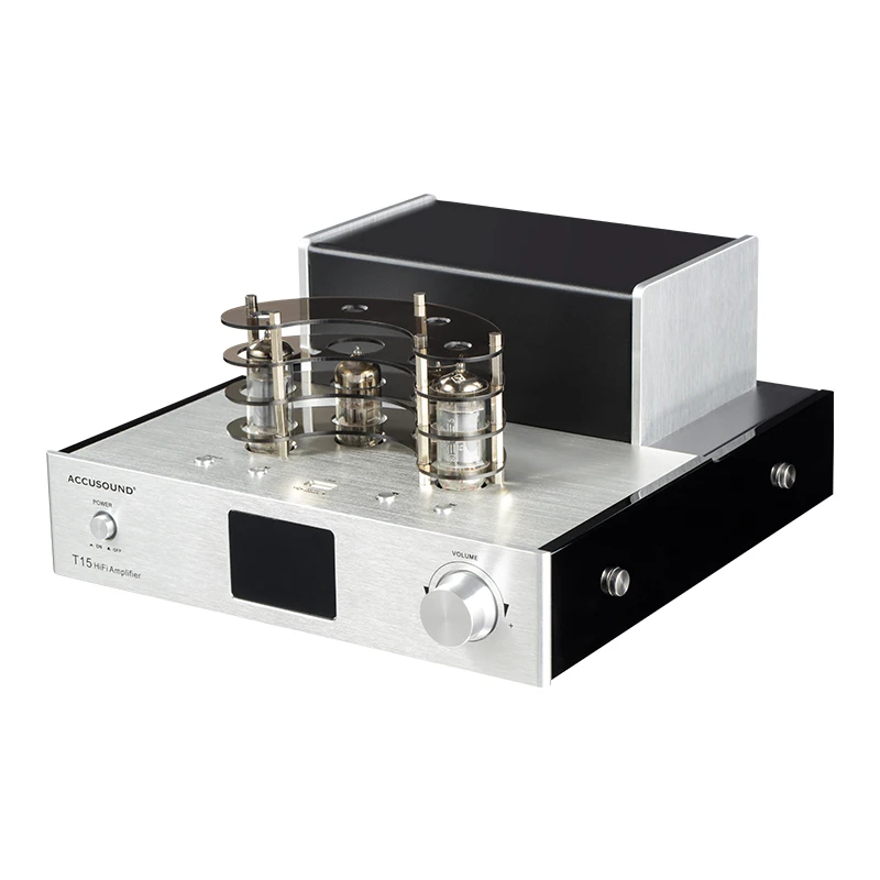 New Accusound HIFI non-destructive playback tube tube amplifier power amplifier desktop 2.0 bluetooth fever power amplifier