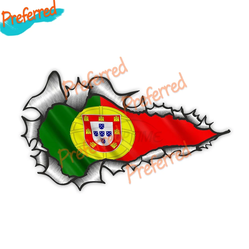 

High Quality Funny Portugal Flag Decal Motocross Racing Laptop Helmet Trunk Wall Vinyl Car Sticker Die Cutting