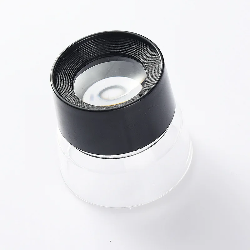 35Pcs 10X Magnifier 30Mm Portable Handheld Magnifying Glass Lens Pocket Reading Loupe Glasses for Elderly Reading Jewelry