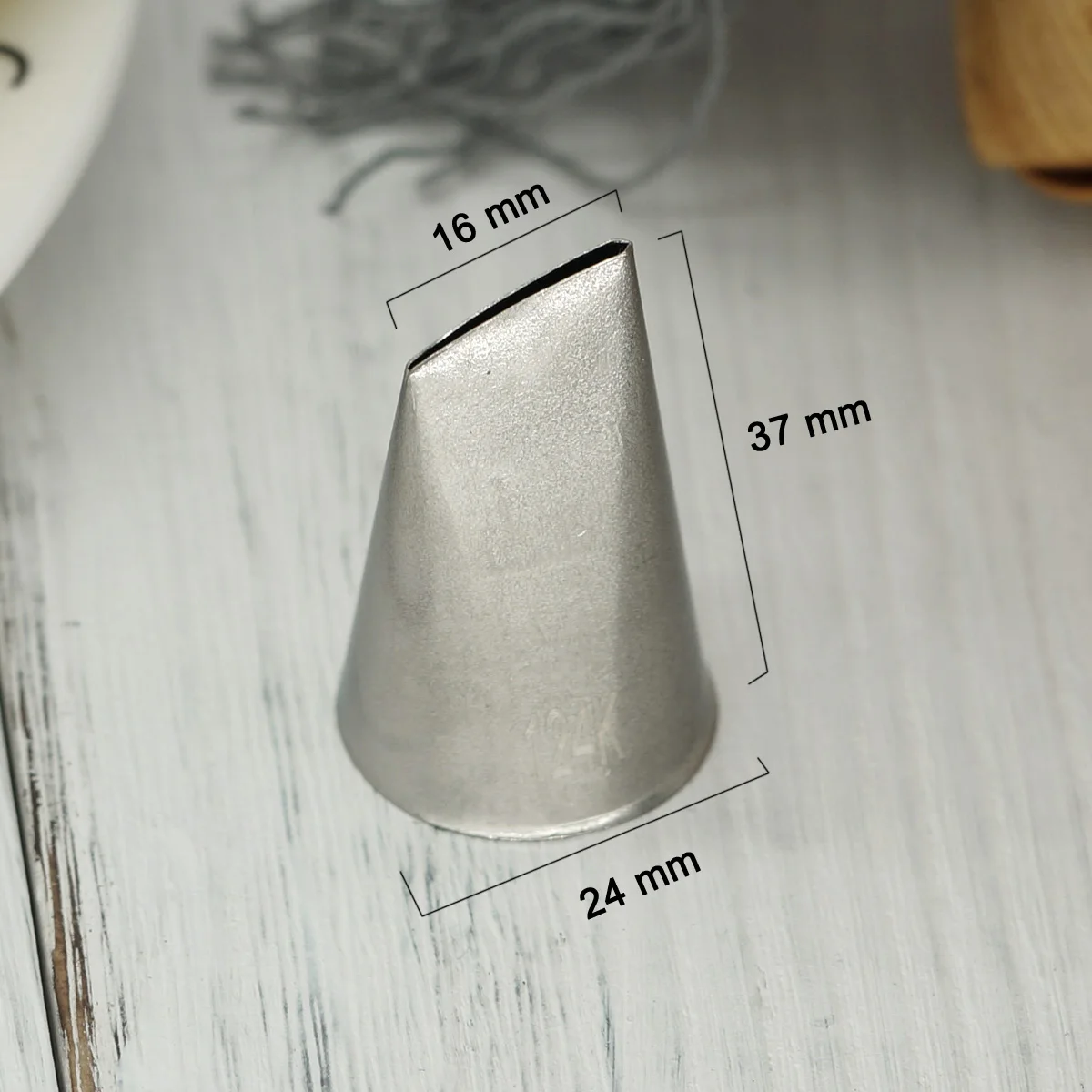 Rose Petal Piping Nozzle Korean Bean Paste Flower Icing Tips For Cake Cupcake Decorating Stainless Steel