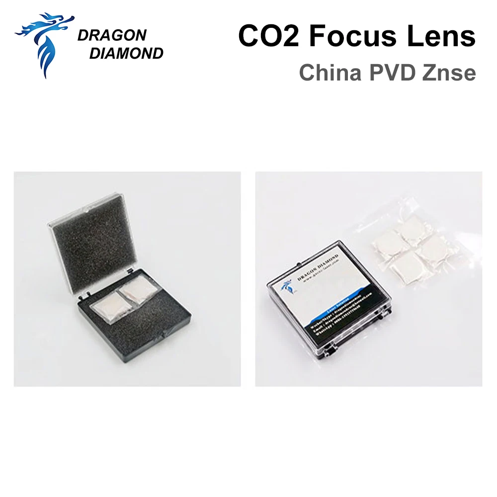 China Co2 PVD ZnSe Focus Lens Dia 12mm 18mm 19.05mm 20mm FL 38.1 50.8 63.5 76.2 101.6mm For Laser Engraving Cutting Machine