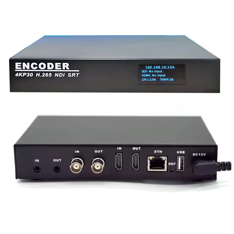 4k H265 H264 HD Video Encoder SDI to IP HD MI to IP http/udp/rtsp/rtmp IPTV catv Streaming Media Live Push Streaming
