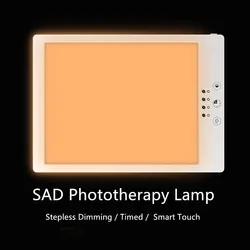 SAD LED Phototherapy Lamp Cure Phototherapy Bionic Sun Light Natural White Smart Touch Timed Dimming Color Led Night Light