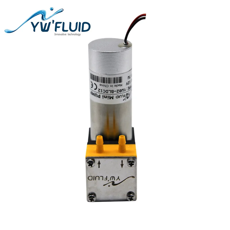 YWfluid 12v/24v micro gas pump with BLDC motor used for Environmental technology micro water pump