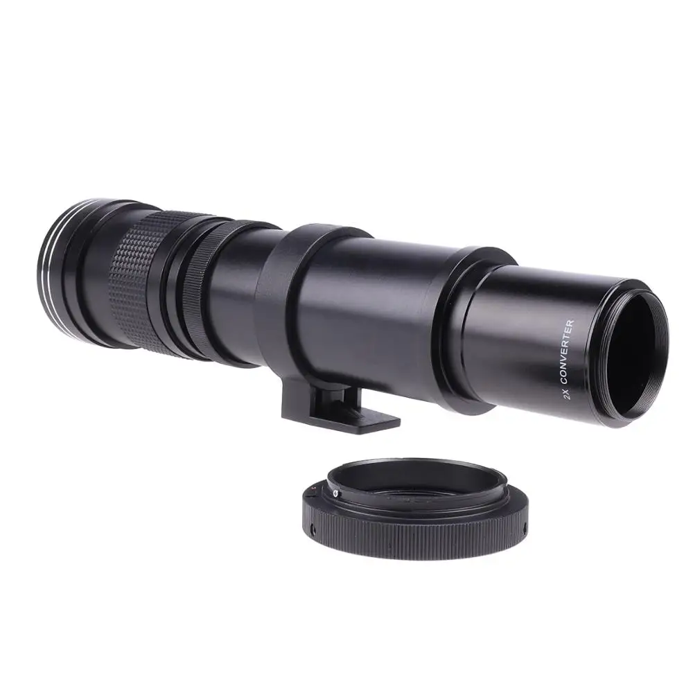 420-800 ملم F/8.3 - F/16 عدسة تليفوتوغرافي + 2x عدسة تكبير محول المقربة لكاميرا كانون #3