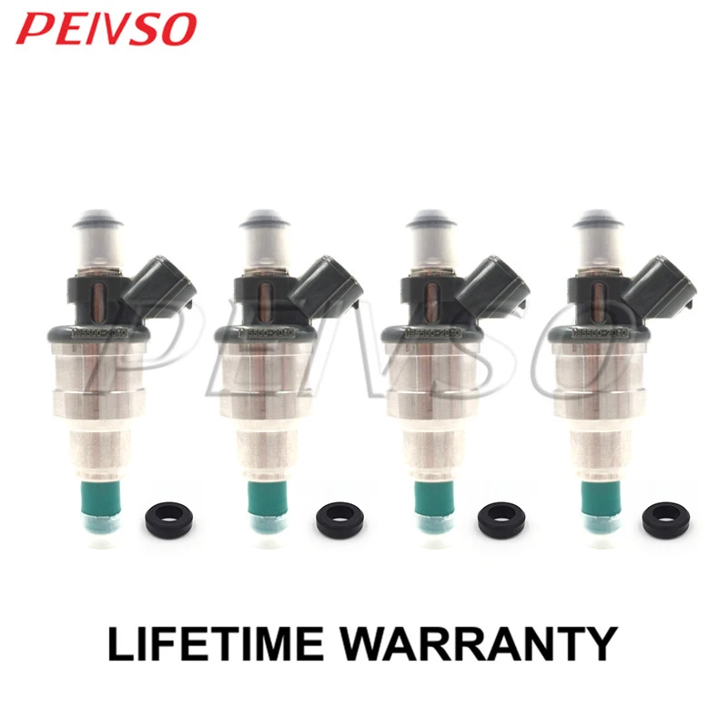 

PEIVSO 4pcs 195500-2040 842-12176 MJF07-13-250 JF07-13-250 Fuel Injector For DAIHATSU&MAZDA ROCKY 323 MX-3 PROTEGE 1.6L 1.8L L4