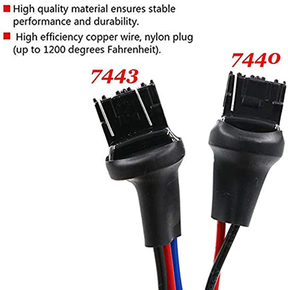 1pece 1156 1157 BAU15S 7440 7443 3156 3157 Socket Connector  Male Adapter For Car LED Light DIY Wiring Harness