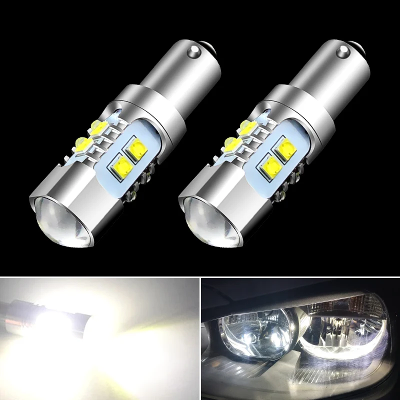 2pcs Canbus No Error LED Clearance Light Parking Bulb Lamp H6W BAX9S 64132 For BMW F20 F21 F23 F22 F87 F30 F80 F34 F31 X5 E53