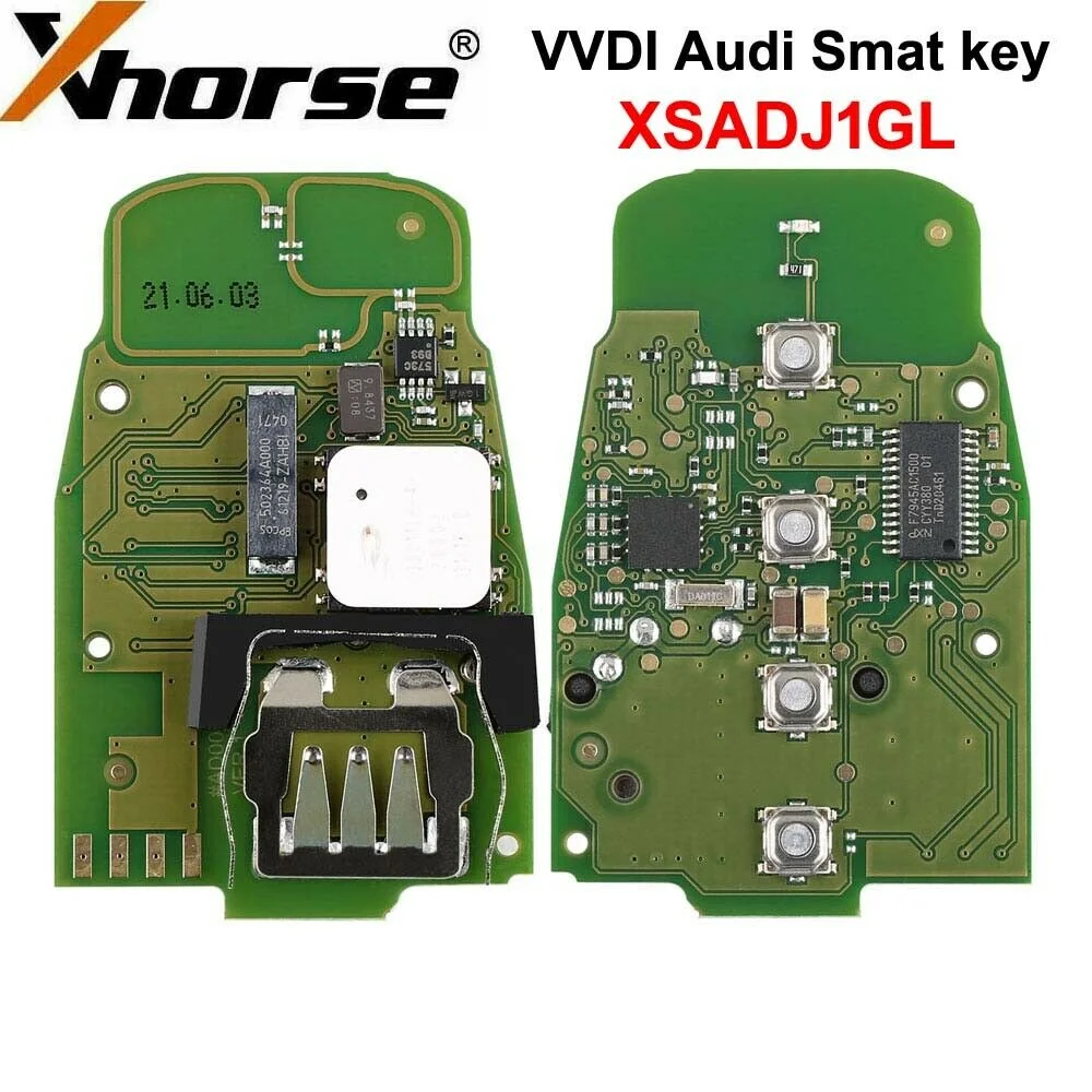 Xhorse XSADJ1GL VVDI 754J Smart Key PCB 315/433/868MHZ for Audi A6L A7 Q5 A4L A8L 2013-2019 For VVDI BCM2 Adapter