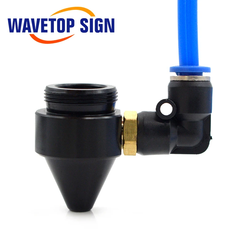 WaveTopSign Air Nozzle for 20x50.8mm Focus Lens and Laser Head for CO2 Laser Cutting and Engraving Machine