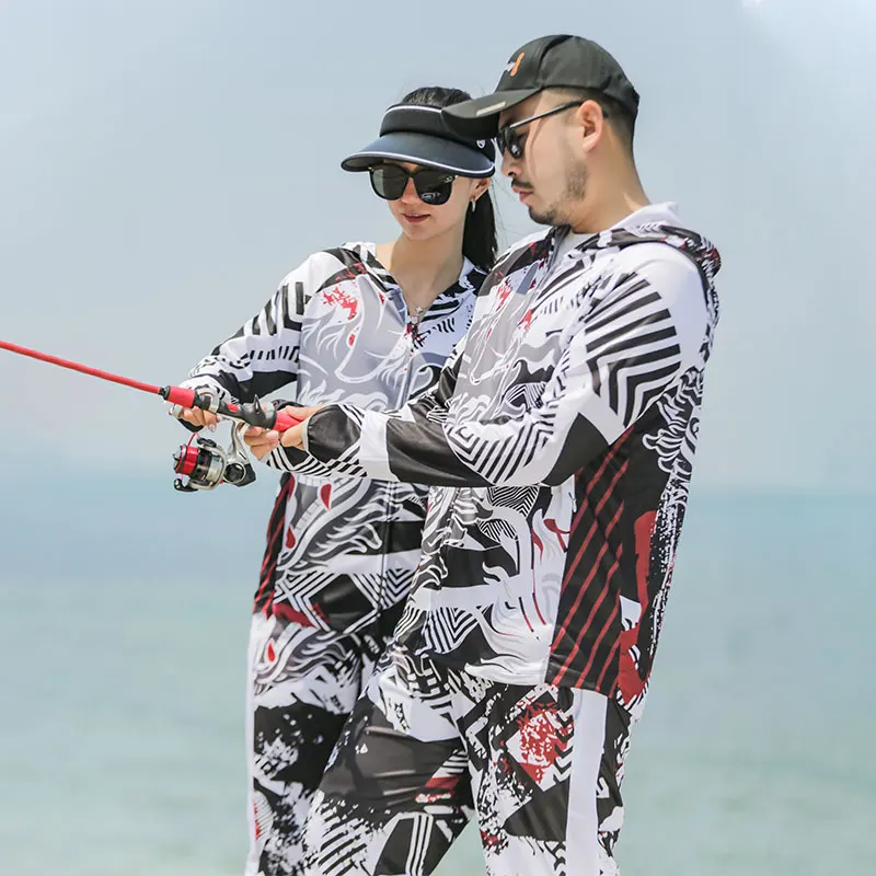 2025 DIAOLIAN Fishing Suits Unisex Anti-UV Sun Protection Breathable Moisture-wicking Quick-drying UPF50+ Fishing Shirts/Pants