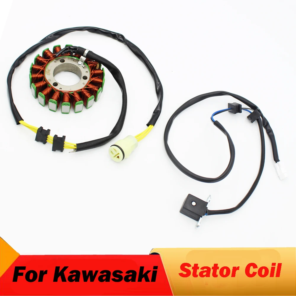 

Stator Coil For Kawasaki KVF300 Prairie 1999 2000 2001 2002 21003-1343 Motorcycle Generator Magneto Stator Coil