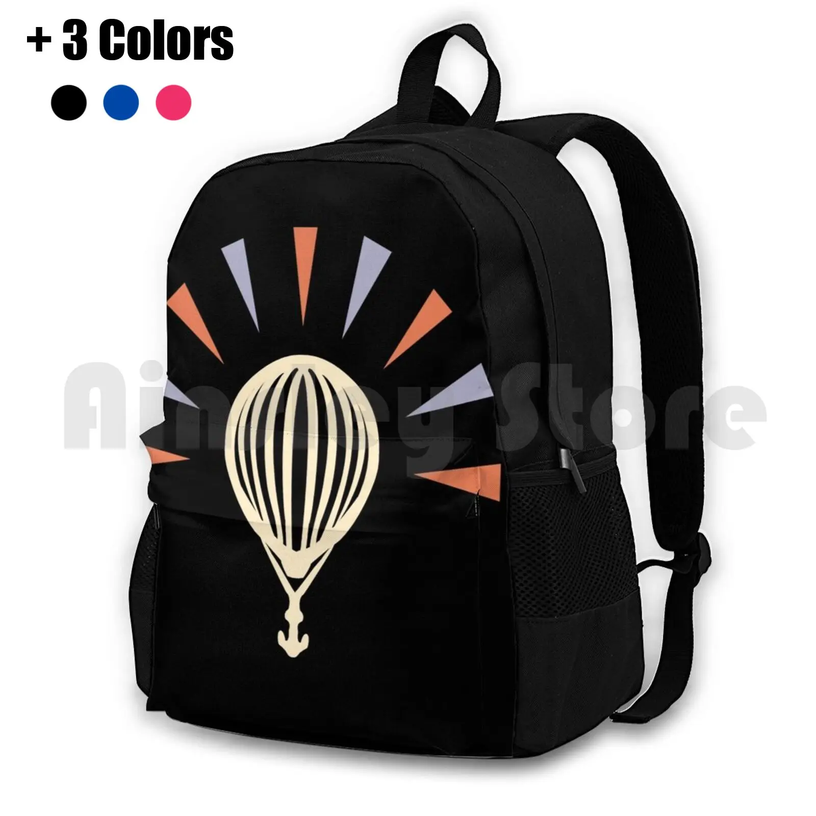 Air Ballon Outdoor Hiking Backpack Waterproof Camping Travel Modest Mouse Air Ballon Band Music Band